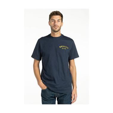 TEE SHIRT, COLOMBUS, NAVY, M